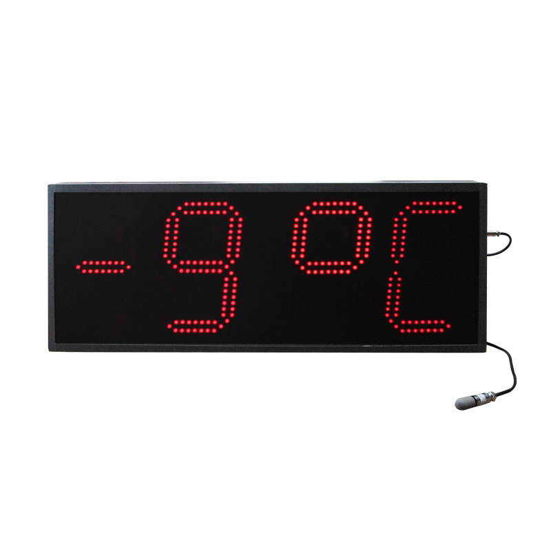 CHEETIE CP009 Super Bright LED Dot Matrix 4 Digits Temperature Sign With Clock Display