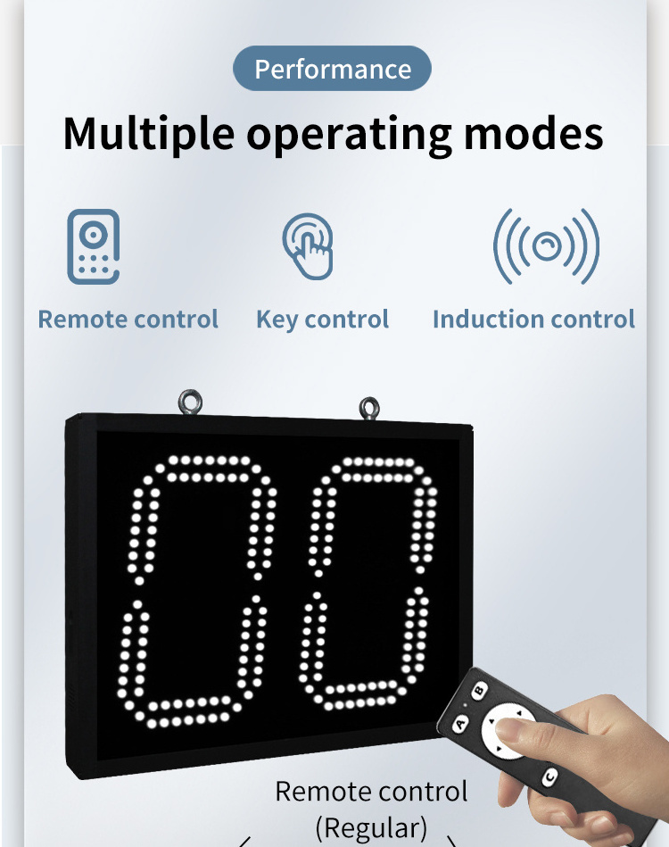 CHEETIE CP009 Super Bright Outdoor Big Red Digital Counter Display Track Events LED Lap Counter With Signal