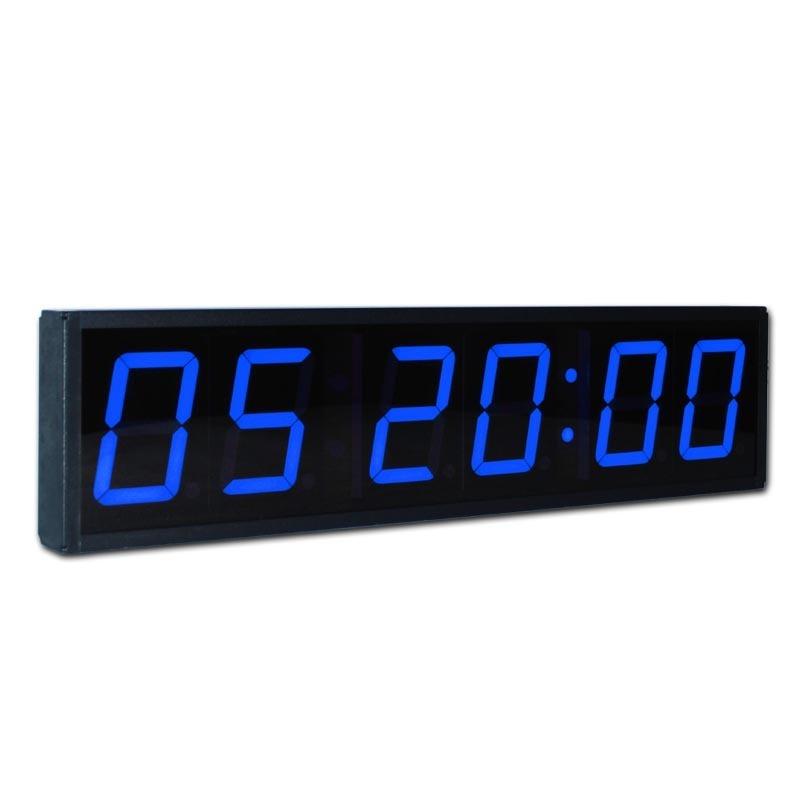 CHEETIE CP18 LED Digital Clock Big Red 3/4/5/6/8 Inch Digital Countdown Display 4 Digit 7 Segment Display