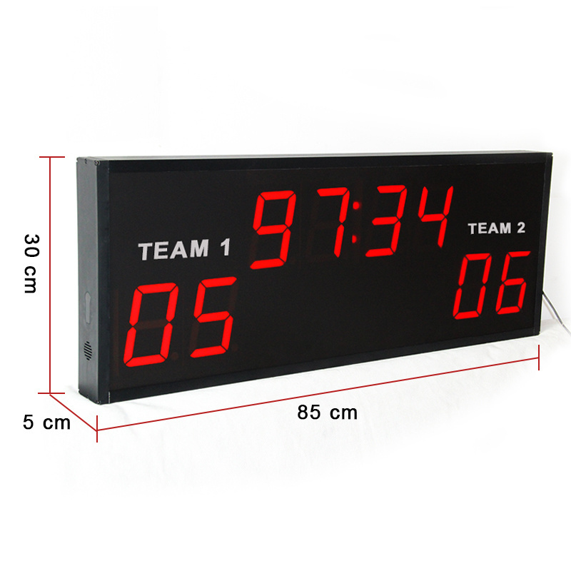 CP042 Large LED Digital High Brightness Used Baseball Football Wireless Scoreboard With 24 Seconds Shot Clock