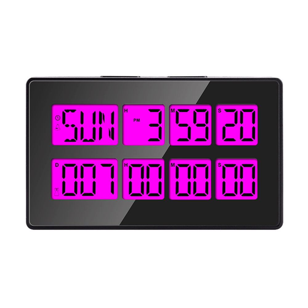 CHEETIE CP147 Programmable Dual Timer Mechanical Countdown Alarm Clock Digital Timer With Stopwatch