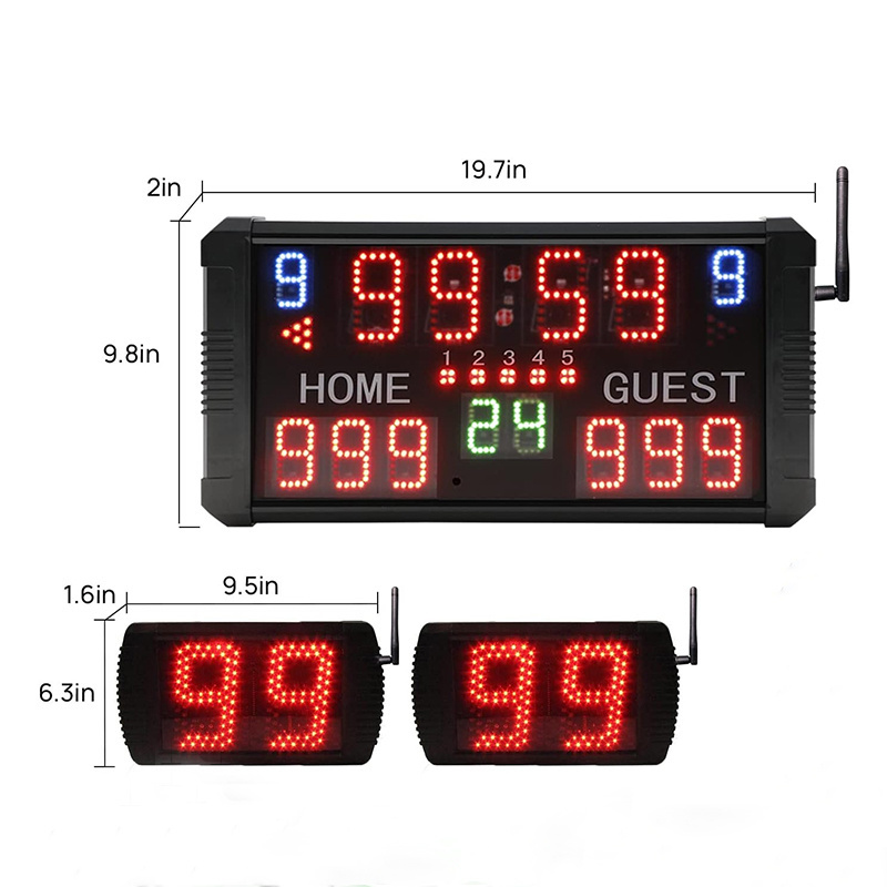 CHEETIE CP152 14 or 24 Seconds Countdown Timer Portable Electronic Scoreboard for Ping Pong and Other Sport