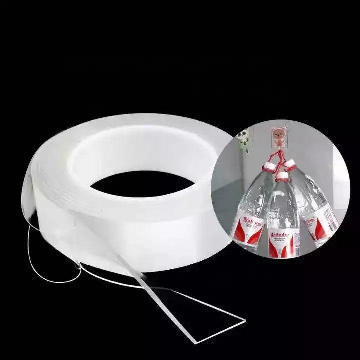 China Factory Custom  High Quality Waterproof   Transparent Household   reusable nano tape double sided clear tape