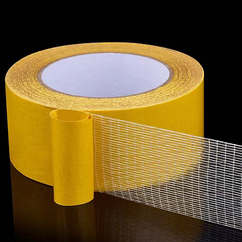 Hot Sale  Removable  Strong Thin Adhesive Double Sided Cloth Carpet Seam Tape Carpet Edge Tape filament tape