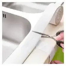 custom White Decorative Caulking  Sealing Tape For Kitchen Sink/Toilet Bathroom/Tub Floor Wall Edge Protection