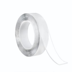 Double sided waterproof reusable nano transparent tape High viscosity self adhesive mounting double sided tape