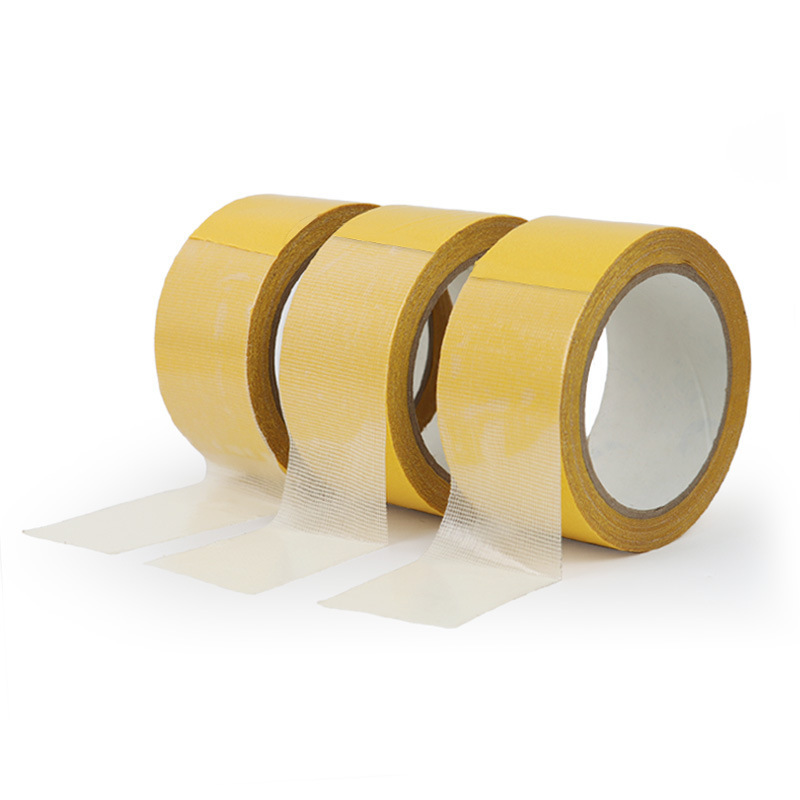 Hot Sale  Removable  Strong Thin Adhesive Double Sided Cloth Carpet Seam Tape Carpet Edge Tape filament tape