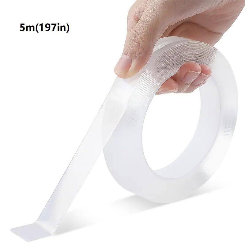 Double sided waterproof reusable nano transparent tape High viscosity self adhesive mounting double sided tape