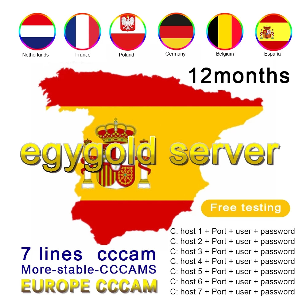 Cccam Egygold 8 Clines Free Test for Poland Italy Czech Republic Most Stable Fast Oscams Ccam Lines