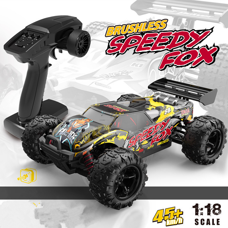 2.4G 1/18 Full Proportional High Speed RC Cars Monster Truck Brushless Motor Off-Road Climbing Racing Hand Control Remote Car