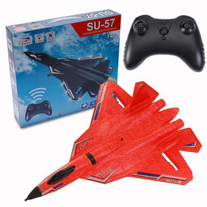 su 57 unbreakable speed flying plastic juguete oyuncak ucak aviones radio avion fighter planeador airplane control rc plane