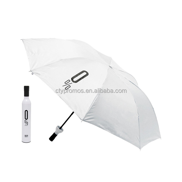 Top Quality 3 Fold Umbrella/promotion Wine Bottle Umbrella/Mini Decorative Umbrella