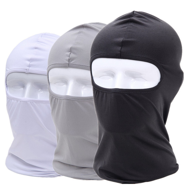 Wholesale Custom logo breathable sun protection face mask Ski Mask 1 hole balaclava outdoor cycling riding Full Face Cover Mask