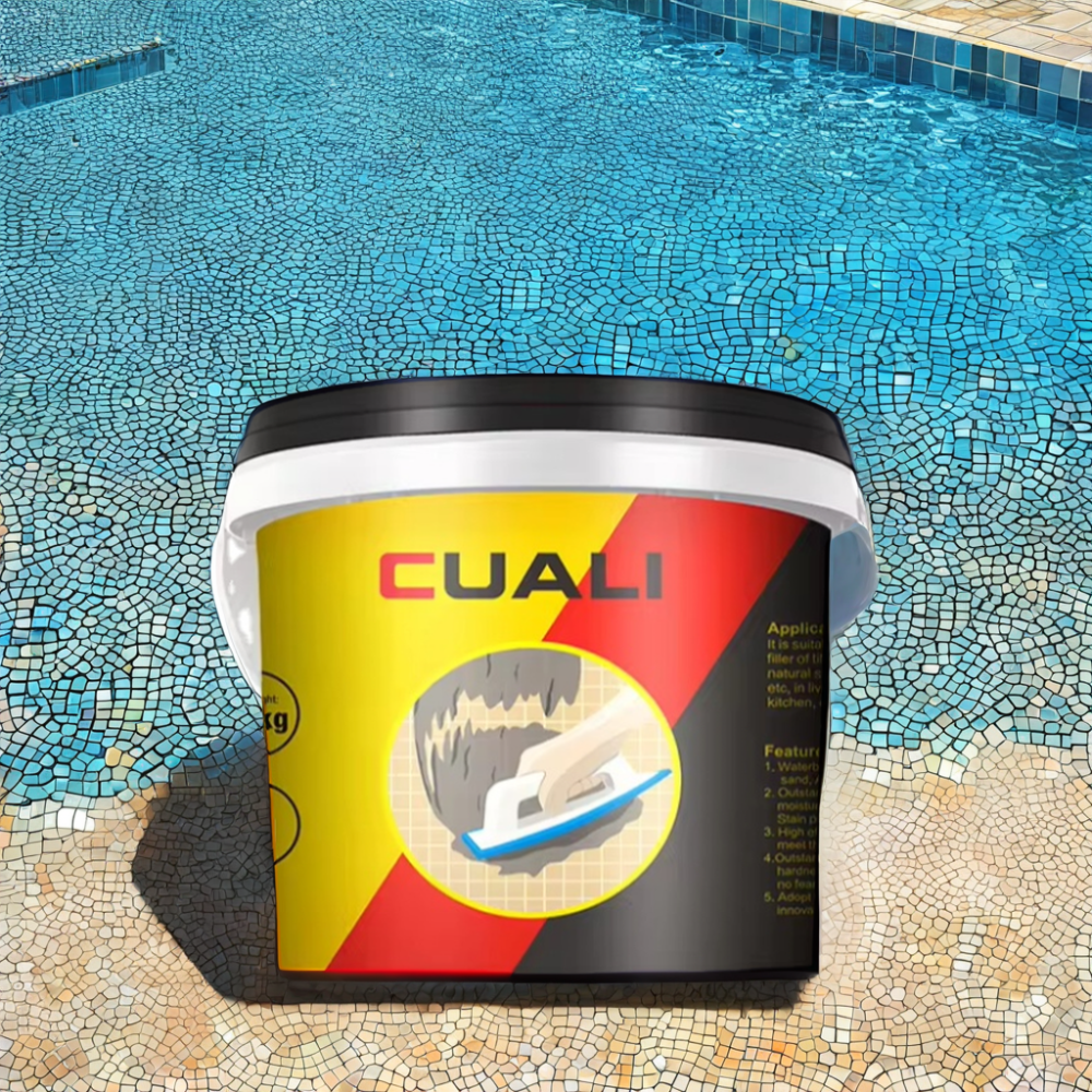 Waterproof Outdoor Anti-Yellowing Pre Mixed Epoxy Grout Tile Manufacture Adhesive for Swimming Pools