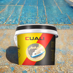 Waterproof Outdoor Anti-Yellowing Pre Mixed Epoxy Grout Tile Manufacture Adhesive for Swimming Pools