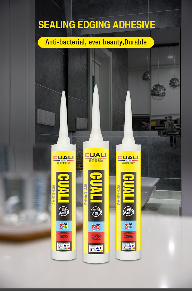 General Neutral Silicone Sealant Waterproof Porcelain Tile Glass Wood Gap Sealer Adhesive