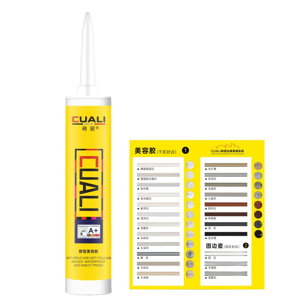 General Neutral Silicone Sealant Waterproof Porcelain Tile Glass Wood Gap Sealer Adhesive