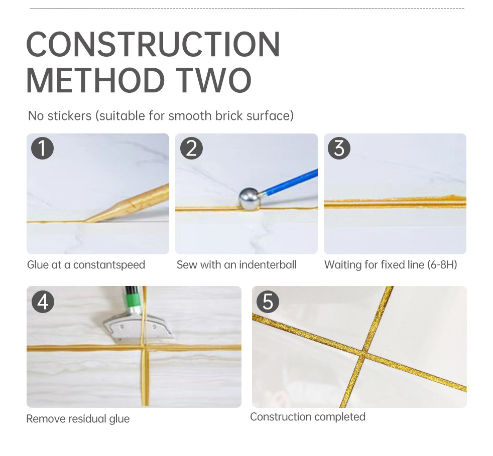 Two-Component Yellow Epoxy Tile Grout with Stain Resistance Sealant and Adhesive for Floor Construction Resin-Based Material