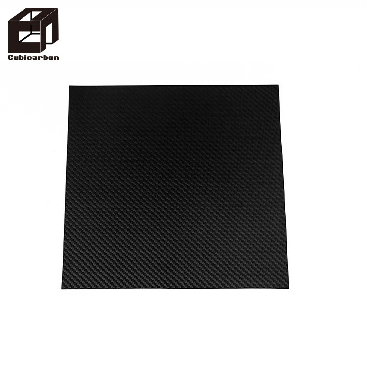 Custom 3K Twill Woven Matte Carbon Fiber Panels Sheet Cnc Cutting  Carbon Plates For Rc Drone Parts