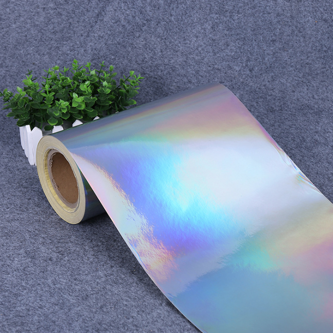 Hot Sale A4 Size Holographic Waterproof Self Adhesive Rainbow Vinyl Sticker For Laser And Inkjet Printer Compatible Cricut