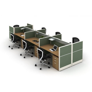 Well Designed Teamleader Call Center Workstation For 7 People