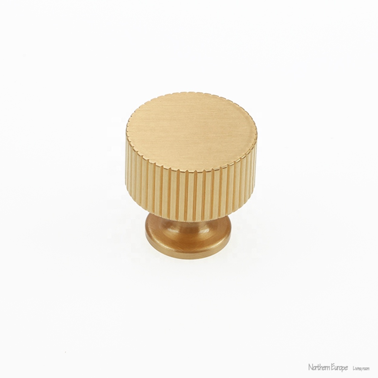 CUCA Gold Round Knobs Brushed Brass Cabinet Knobs Kitchen Hardware Handle Pulls Furniture handles