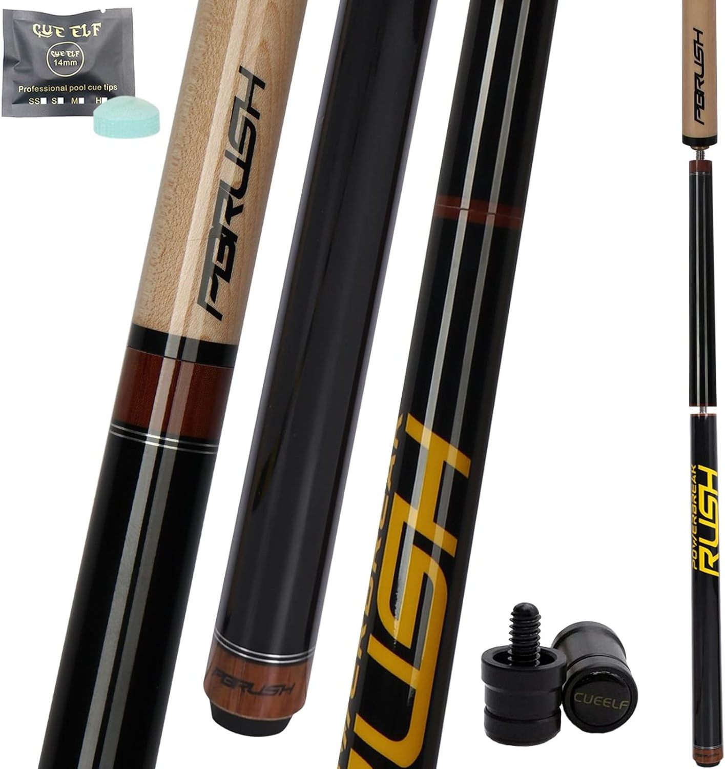 CUEELF Heavy Hitter Break Jump Pool Cue 20oz 21oz 22oz 23oz Pool Stick Jump/Break pool cue