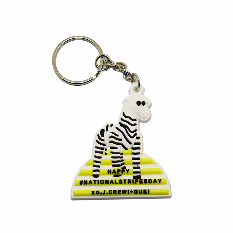 Custom Mini 3D Pvc Keychain Metal Keyring Car Accessories Pvc Custom Pvc Soft Rubber Car Key Chain Gift For Kids