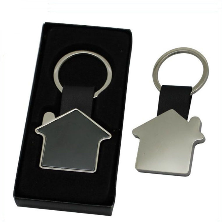 Hot Sales High Quality Custom Logo House Keychain In Different Styles Patch Key Holder