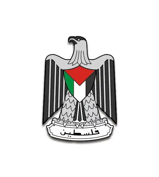 Wholesale Brooch Bulk Custom Round Soft Hard Enamel Metal Magnet Palestine Map Flag Badge Lapel Pin With Backing Card