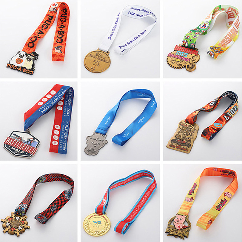 Medal Custom School Medals Manufacturer Dance Custom Crossfit Competition Dance Metal Sports Games Medal With Lanyard