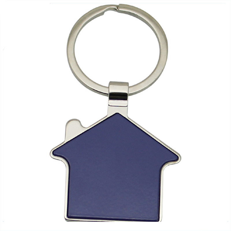 Hot Sales High Quality Custom Logo House Keychain In Different Styles Patch Key Holder