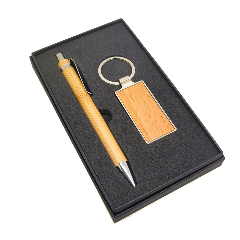 Pen Set Ballpoint Promotional Luxury Premium Feather School Paint Custom Keychain Ball Point Pen Gift Set With Box