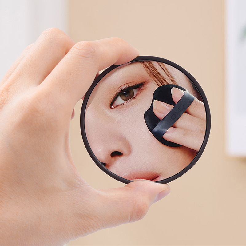 Personalized Double Side Metal Heart Pocket Interactive Round Mini Makeup Small Custom Pocket Mirror For Girl