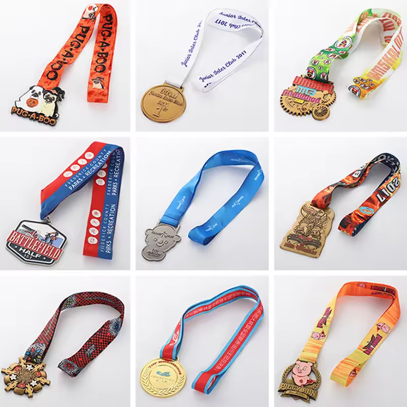 Medals And Trophies Awards Gold Blank Football Karate Soccer Hanger Display Custom Metal Sports Plaques Trophy Custom Medals