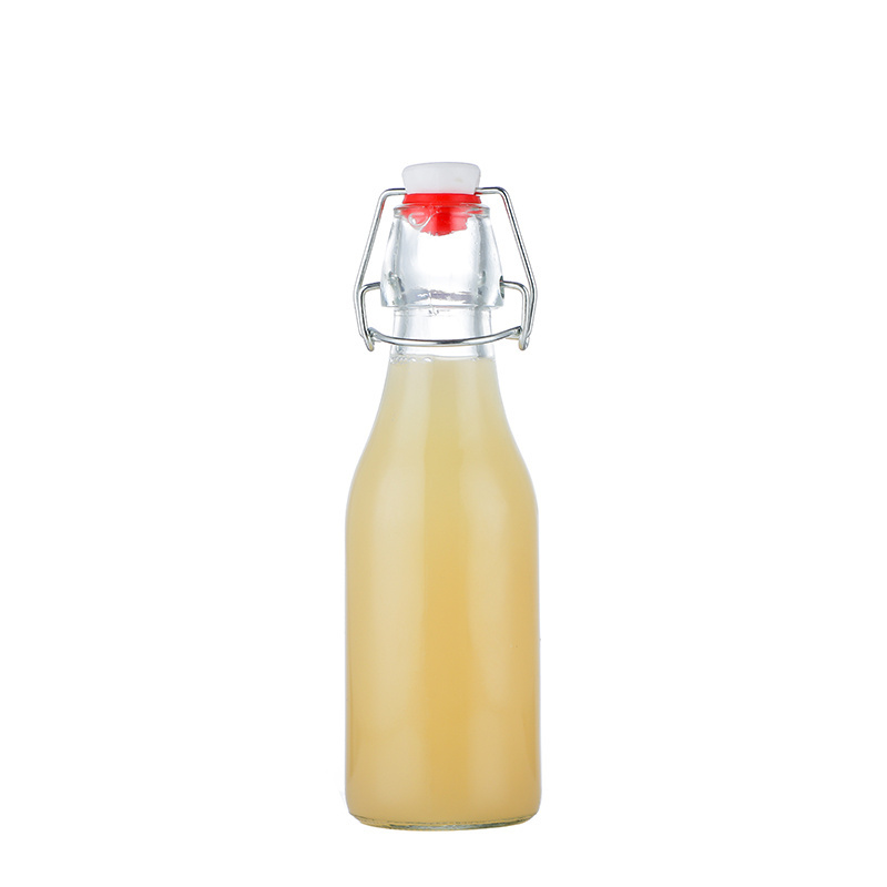 272ml 537ml 995ml Easy Open End Swing Top beverage/milk glass juice bottle 1000ml with clip ceramics lid