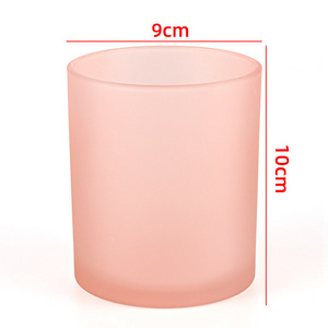 4 Inch Tall Glass Cylinder jar Pillar Candle Floating Candles Holders for Wedding Centerpieces