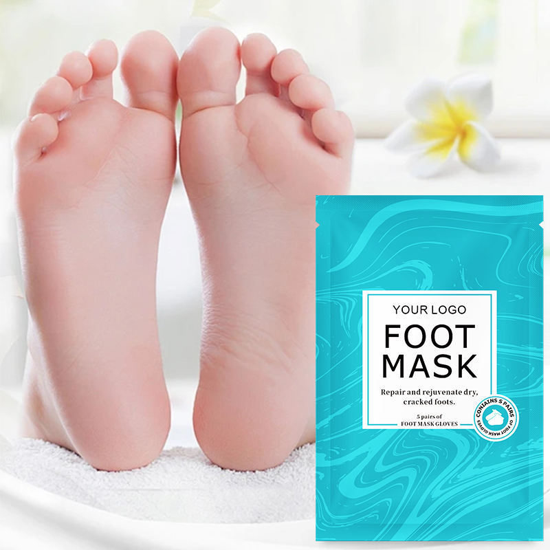 OEM Herbal Pedicure Spa Peel Foot Mask Liquid Form Lavender Scented Callus Removal Crack Heel Exfoliating Sock