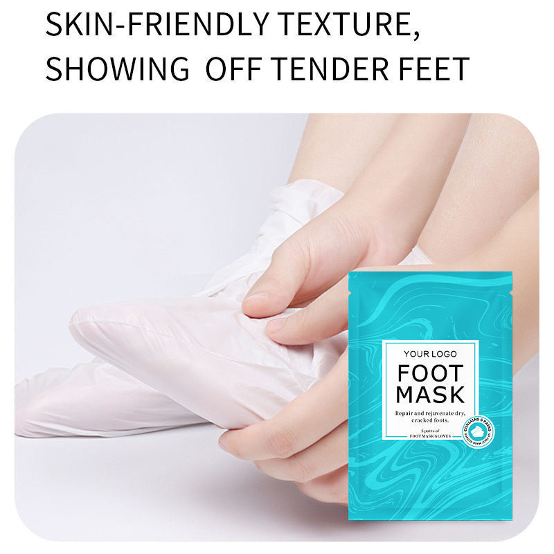 OEM Herbal Pedicure Spa Peel Foot Mask Liquid Form Lavender Scented Callus Removal Crack Heel Exfoliating Sock