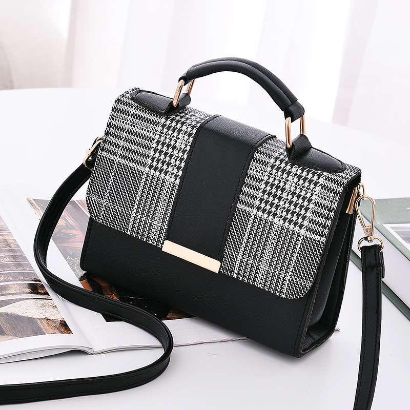 CCF619 Summer New Fashion Korean Ladies Simple Shoulder Handbag Portable Women Messenger Bag High Quality Small Square Bag