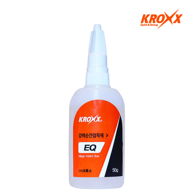 KROXX EQ Rapid Fast  Strong Super Glue Adhesive Cyanoacrylate CAS Transparent for Paper, Wood, Leather