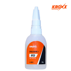 KROXX EQ Rapid Fast  Strong Super Glue Adhesive Cyanoacrylate CAS Transparent for Paper, Wood, Leather