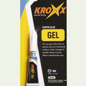 KROXX ADHESIVE GEL HIGH VISCOSITY EXTREMELY STRONG SUPER GLUE CYANOACRYLATE 301 BRAND