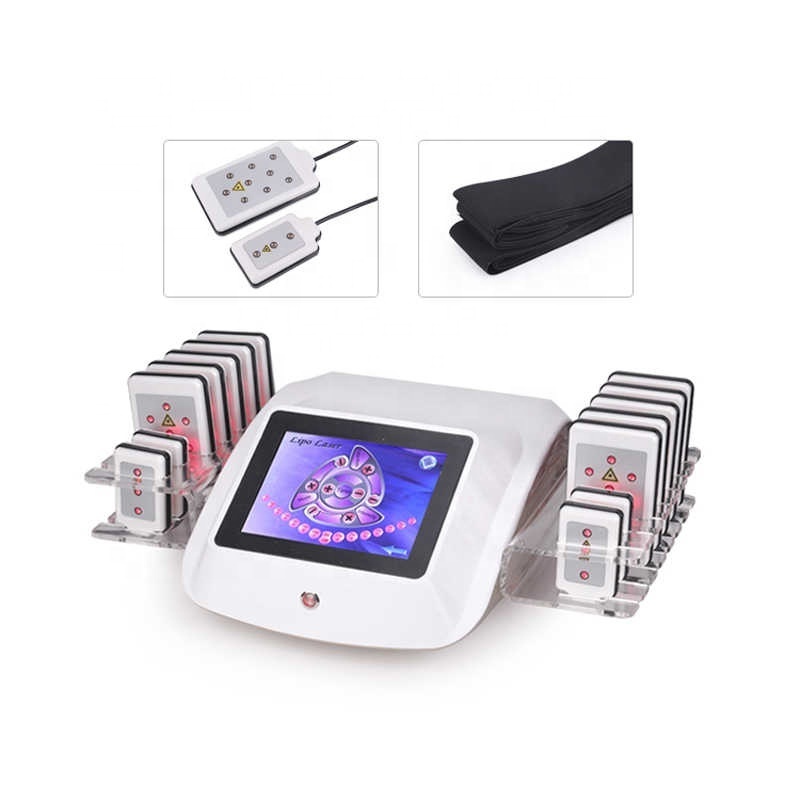 Professional personal 635nm-650nm lipo laser melt 10 paddles slimming machine lipolaser for home use