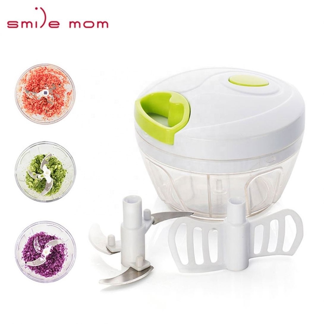 All MultiFunction Kitchen Accessories Manual Food Chopper Hand Held Pull Vegetable Chopper