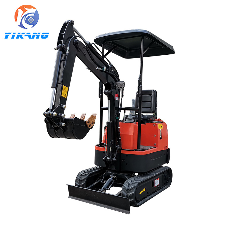 1 ton mini excavator  with hammer for grave digging for sale