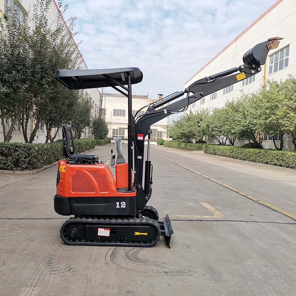 1 ton mini excavator  with hammer for grave digging for sale