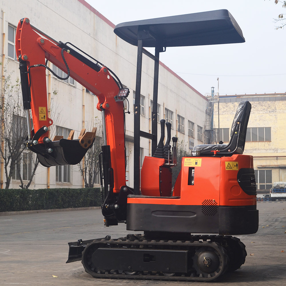 1 ton mini excavator  with hammer for grave digging for sale