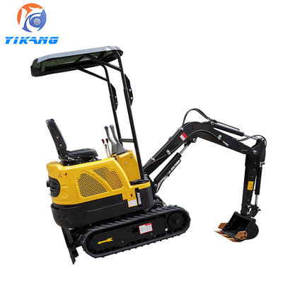 1 ton mini digger  with hammer for grave digging for sale