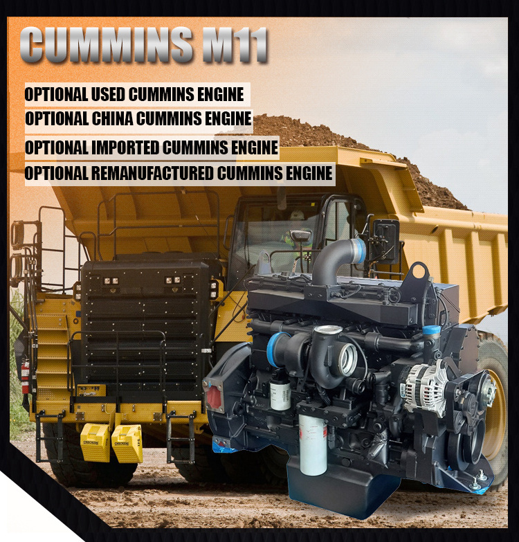 Cummins Power 4 Stroke Qsm11 M11 330hp Diesel Machinery Complete Construction Engine